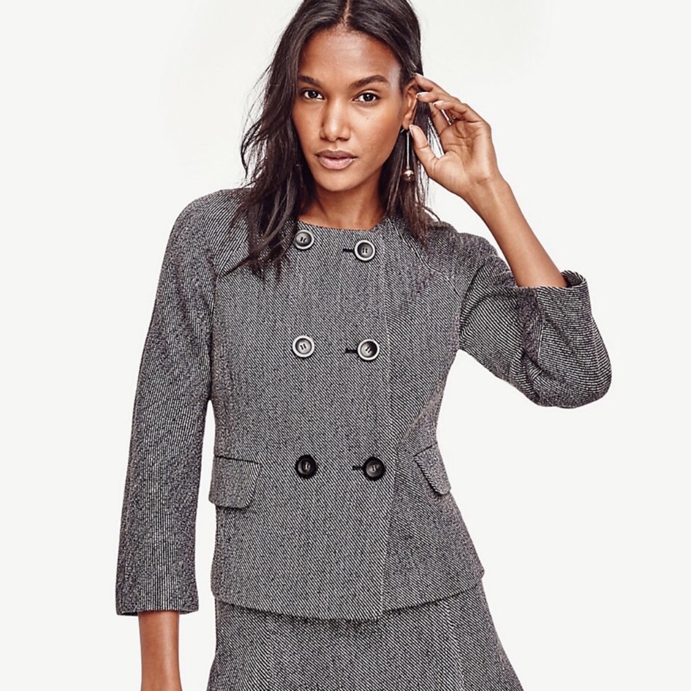 Ann Taylor | Mod Double Breasted Jacket Size 10